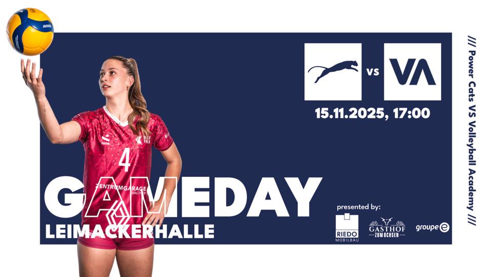 Poster  Volleyball, NLA Frauen: Volley Düdingen – NLZ Academy