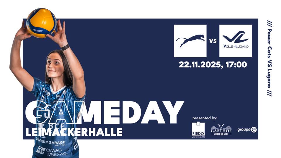 Poster Volleyball, NLA Frauen: Volley Düdingen – Volley Lugano