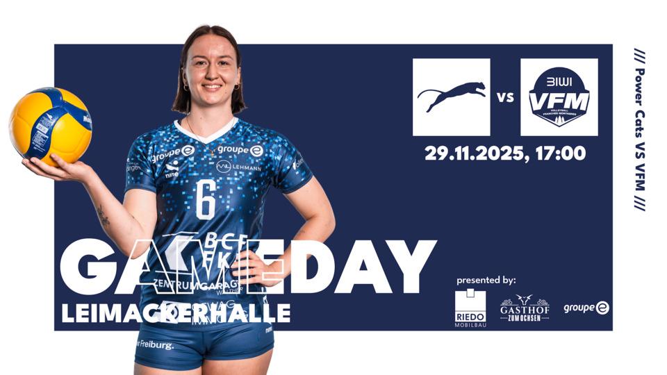 Poster Volleyball, NLA Frauen: Volley Düdingen – BIWI VFM