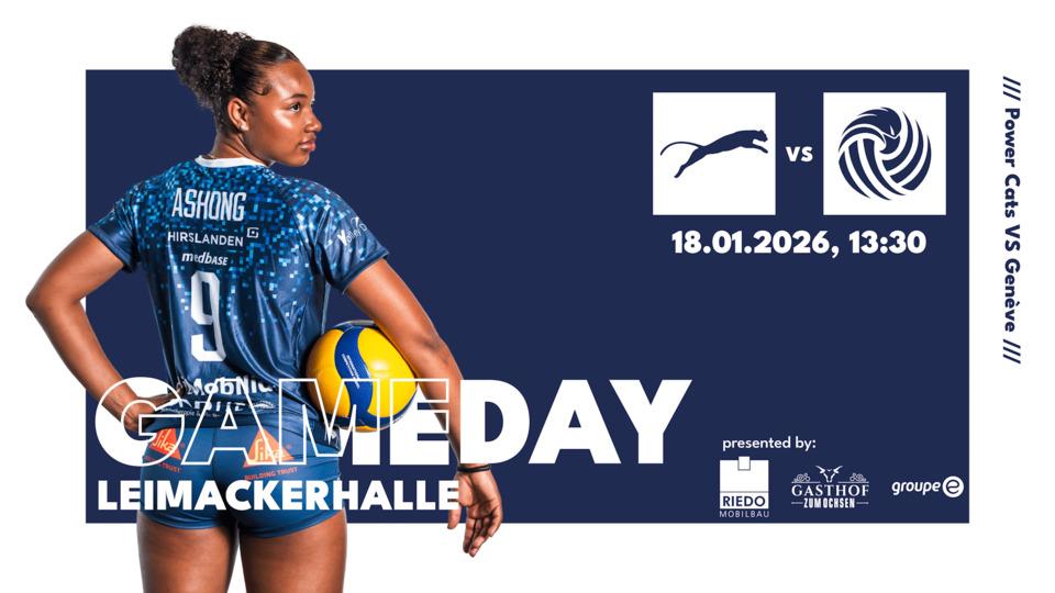 Poster Volleyball, NLA Frauen: Volley Düdingen – Genève Volley