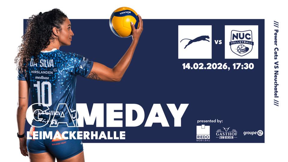 Poster Volleyball, NLA Frauen: Volley Düdingen – Viteos NUC