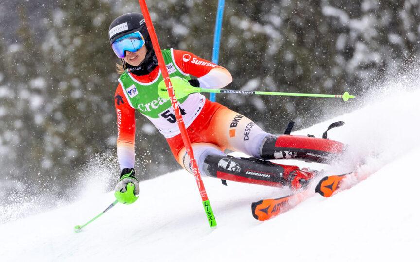 Poster Ski Alpin: FIS Europacup, Ahrntal, Frauen, 1. Lauf