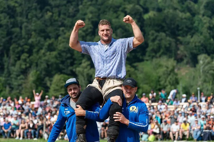 Poster Glarner-Bündner Kantonalschwingfest Näfels