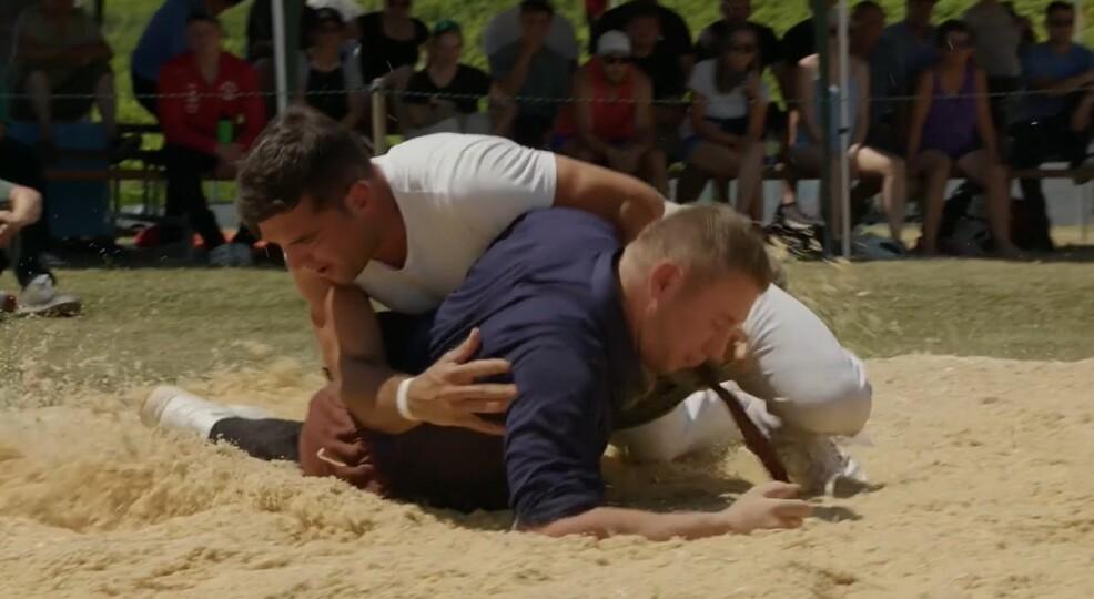 Poster Waadtländer Kantonalschwingfest Poliez-Pittet