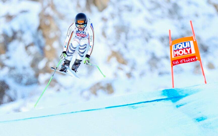 Poster Ski Alpin: Int. Deutsche Meisterschaften, Abfahrt, Frauen
