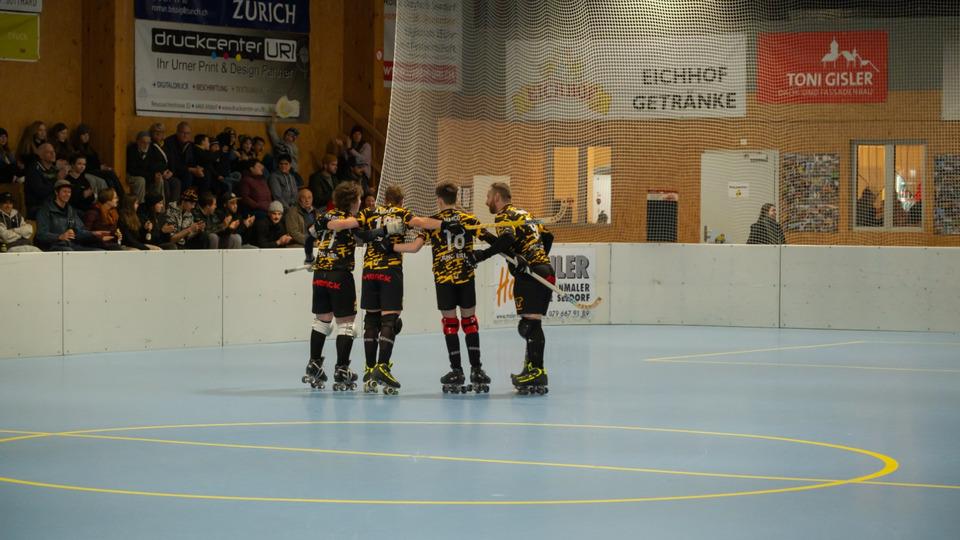 Poster Rollhockey NLB - Playout: RHC Uri vs. RCV White Sox