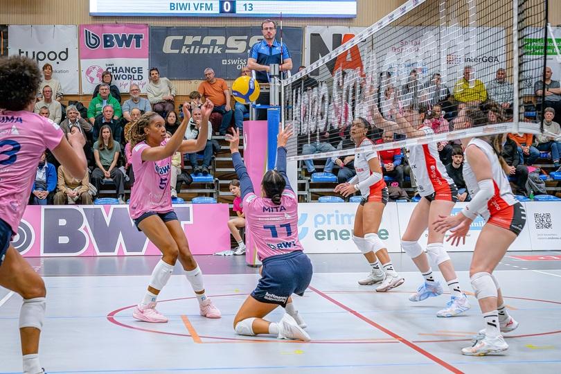 Poster Volleyball, NLA Frauen, Playoff-Halbfinal: Sm'Aesch Pfeffingen - VC Kanti Schaffhausen