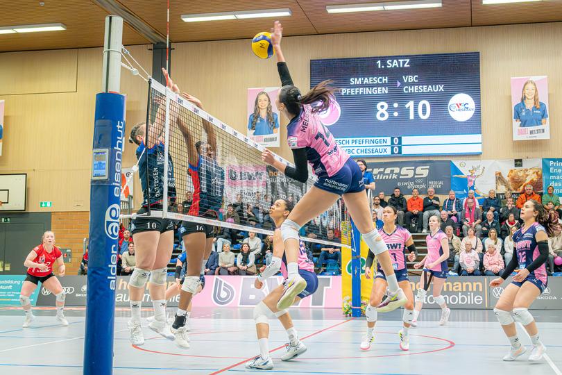 Poster of Volleyball NLA Damen Qualifikation: Sm'Aesch Pfeffingen - VBC Chauxese